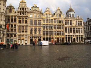 Touristy view of the Grand Place